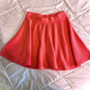 Coral Skater Skirt